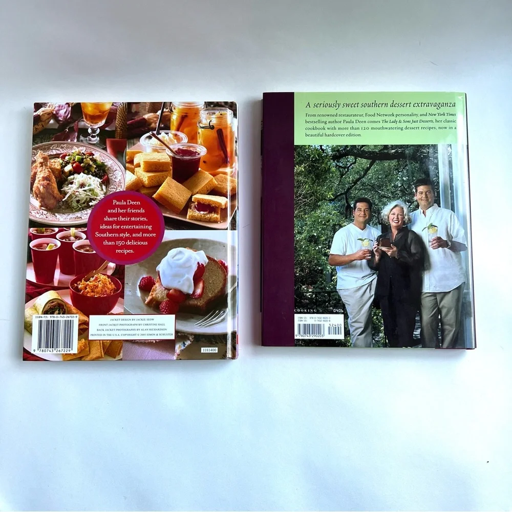 Paula Deen Cookbooks Lady & Sons Friends Desserts
